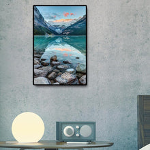 Lade das Bild in den Galerie-Viewer, Klarer Fluss - voller runder Diamant - 30x40cm