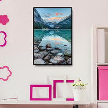 Lade das Bild in den Galerie-Viewer, Klarer Fluss - voller runder Diamant - 30x40cm