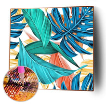 Lade das Bild in den Galerie-Viewer, Blatt - voller quadratischer Diamant - 45x45cm