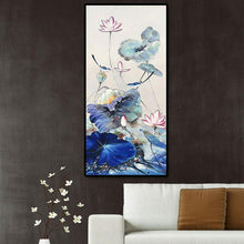 Lade das Bild in den Galerie-Viewer, Lotusation - runder runder Diamant - 50x100cm