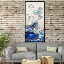 Lade das Bild in den Galerie-Viewer, Lotusation - runder runder Diamant - 50x100cm