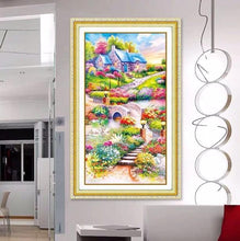 Lade das Bild in den Galerie-Viewer, Dorfgarten - voller runder Diamant -