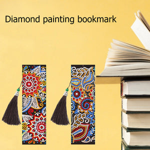 2pcs Mandala-DIY Diamond Painting Lesezeichen