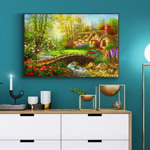 Lade das Bild in den Galerie-Viewer, Landschaft - voller quadratischer Diamant - 50x40cm