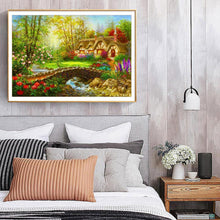 Lade das Bild in den Galerie-Viewer, Landschaft - voller quadratischer Diamant - 50x40cm