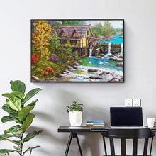 Lade das Bild in den Galerie-Viewer, Landschaft - voller quadratischer Diamant - 50x40cm