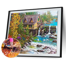 Lade das Bild in den Galerie-Viewer, Landschaft - voller quadratischer Diamant - 50x40cm