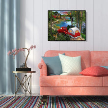Lade das Bild in den Galerie-Viewer, Landschaft - voller quadratischer Diamant - 50x40cm