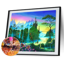 Lade das Bild in den Galerie-Viewer, Bergszene - teilquadratischer Diamant - 50x40cm