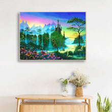 Lade das Bild in den Galerie-Viewer, Bergszene - teilquadratischer Diamant - 50x40cm