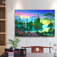 Lade das Bild in den Galerie-Viewer, Bergszene - teilquadratischer Diamant - 50x40cm