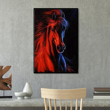 Lade das Bild in den Galerie-Viewer, Pferd für - voller runder Diamant - 40x50cm