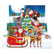 Lade das Bild in den Galerie-Viewer, 8pcs/Set-Christmas-Diamond Grußkarten