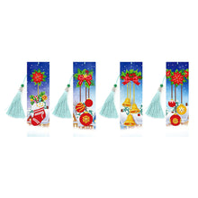Lade das Bild in den Galerie-Viewer, 4pcs Weihnachten-DIY Diamond Painting Lesezeichen