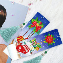 Lade das Bild in den Galerie-Viewer, 4pcs Weihnachten-DIY Diamond Painting Lesezeichen