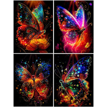 Lade das Bild in den Galerie-Viewer, Butterfly-Voller Round Diamond Painting-30x40cm