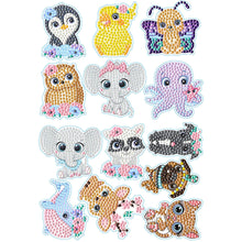 Lade das Bild in den Galerie-Viewer, 2 PCS DIY-Diamant-Malerei-Karikatur-Aufkleber