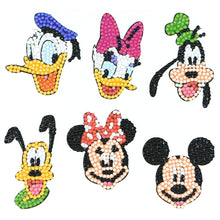 Lade das Bild in den Galerie-Viewer, 6pcs-Mickey Maus-Diy Handwerk Aufkleber