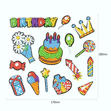 Lade das Bild in den Galerie-Viewer, 14pcs-Birthday Cake-Diy Handwerk Aufkleber