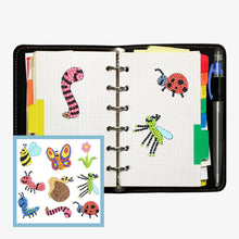 Lade das Bild in den Galerie-Viewer, 9pcs-Tier-Diy Handwerk Aufkleber