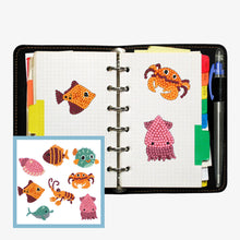 Lade das Bild in den Galerie-Viewer, 8pcs-Fish-Diy Handwerk Aufkleber