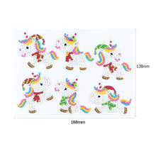 Lade das Bild in den Galerie-Viewer, 6pcs-Unicorn-Diy Handwerk Aufkleber
