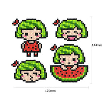 Lade das Bild in den Galerie-Viewer, 4pcs-Girl-Diy Handwerk Aufkleber