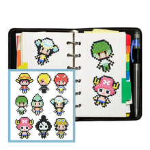 Lade das Bild in den Galerie-Viewer, 9pcs-One Piece-Diy Handwerk Aufkleber