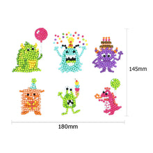 Lade das Bild in den Galerie-Viewer, 6pcs-Tier-Diy Handwerk Aufkleber