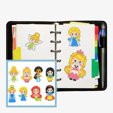 Lade das Bild in den Galerie-Viewer, 8pcs-Disney Princess-Diy Handwerk Aufkleber