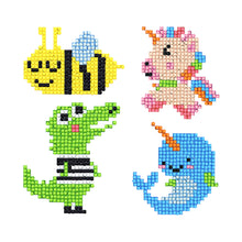 Lade das Bild in den Galerie-Viewer, 4pcs-Tier-Diy Handwerk Aufkleber