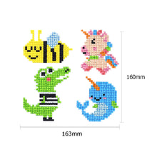 Lade das Bild in den Galerie-Viewer, 4pcs-Tier-Diy Handwerk Aufkleber