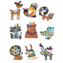 Lade das Bild in den Galerie-Viewer, 9pcs-Tier-Diy Handwerk Aufkleber