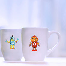 Lade das Bild in den Galerie-Viewer, 9pcs-Hyperactive Robot-Diy Handwerk Aufkleber