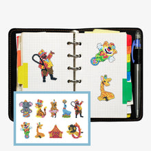 Lade das Bild in den Galerie-Viewer, 9pcs-Tier-Diy Handwerk Aufkleber