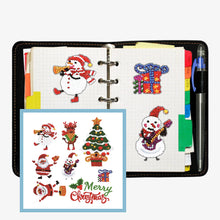 Lade das Bild in den Galerie-Viewer, 9pcs-Christmas Present-Diy Handwerk Aufkleber