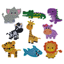 Lade das Bild in den Galerie-Viewer, 9pcs-Tier-Diy Handwerk Aufkleber