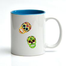 Lade das Bild in den Galerie-Viewer, 4pcs-Four Color Skull-Diy Handwerk Aufkleber