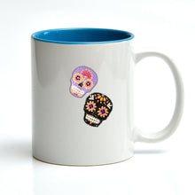 Lade das Bild in den Galerie-Viewer, 5pcs-Schädel mit fünf Farben-Diy Handwerk Aufkleber