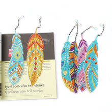 Lade das Bild in den Galerie-Viewer, DIY Diamond Painting-Feather Lesezeichen