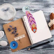 Lade das Bild in den Galerie-Viewer, DIY-Diamond-Painting-Feder-Lesezeichen