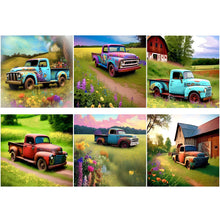 Lade das Bild in den Galerie-Viewer, LKW-Voller Diamond Painting-30x30cm