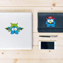 Lade das Bild in den Galerie-Viewer, 9pcs-Smurfs-Diy Handwerk Aufkleber
