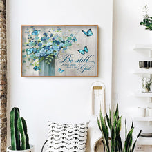 Lade das Bild in den Galerie-Viewer, Blumen-Vollbohrer Rundbohrer-50x40cm-Diamantmalerei