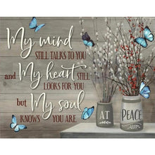 Lade das Bild in den Galerie-Viewer, Blumen-Vollbohrer Rundbohrer-50x40cm-Diamantmalerei