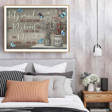 Lade das Bild in den Galerie-Viewer, Blumen-Vollbohrer Rundbohrer-50x40cm-Diamantmalerei