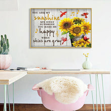 Lade das Bild in den Galerie-Viewer, Blumen-Vollbohrer Rundbohrer-50x40cm-Diamantmalerei