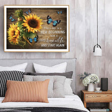 Lade das Bild in den Galerie-Viewer, Blumen-Vollbohrer Rundbohrer-50x40cm-Diamantmalerei