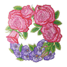 Lade das Bild in den Galerie-Viewer, Blumen-Einseitiger Drill-Diamant-Kranz