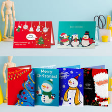 Lade das Bild in den Galerie-Viewer, 6pcs/Set-Christmas-Diamond Grußkarten
